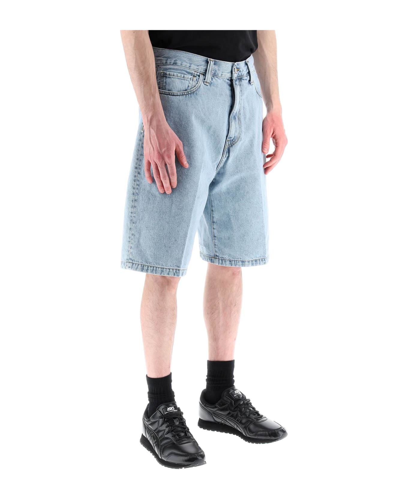 Carhartt Denim Shorts - BLUE BLEACHED (Blue)