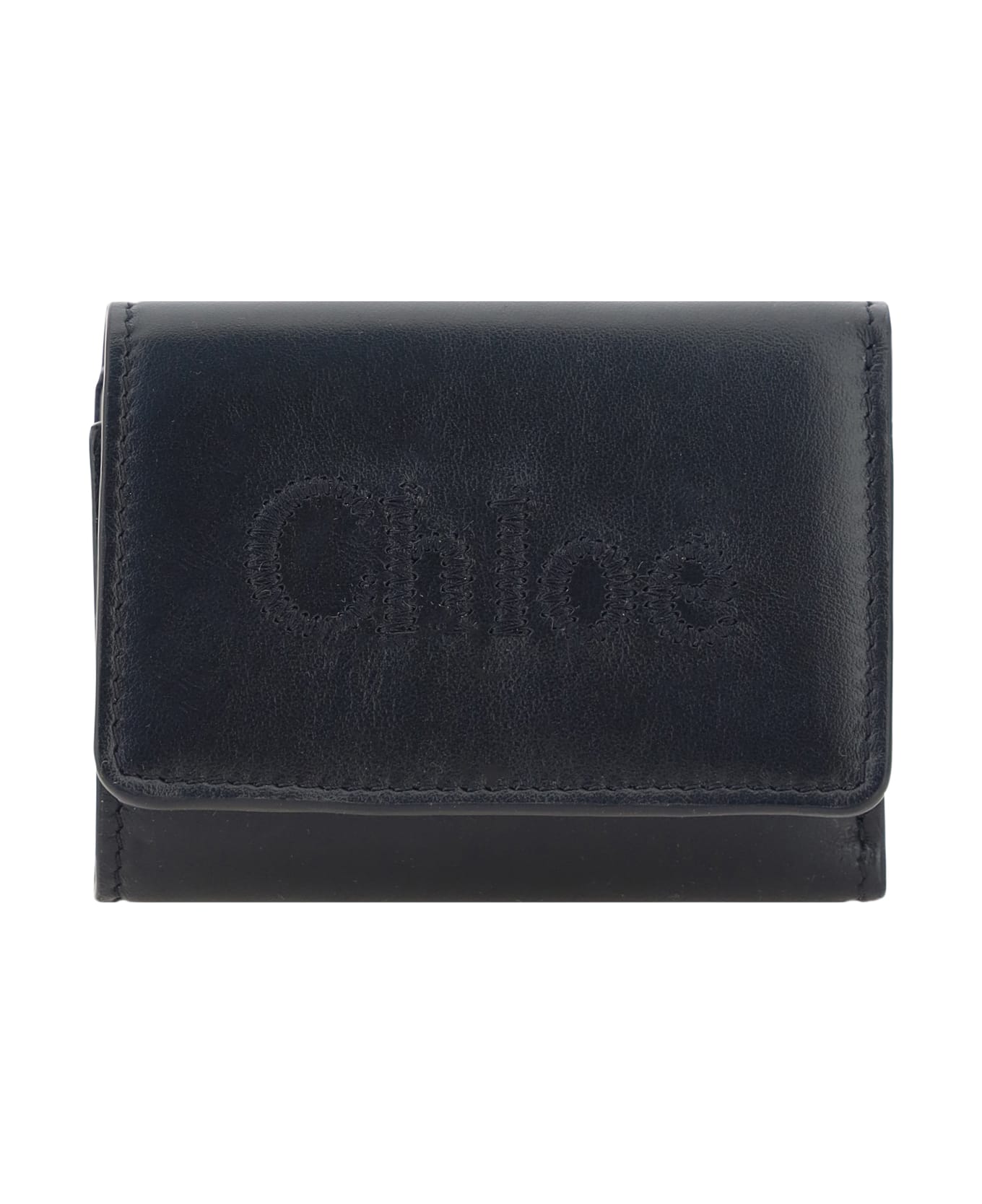 Chloé Chloè Leather Wallet - Black 財布