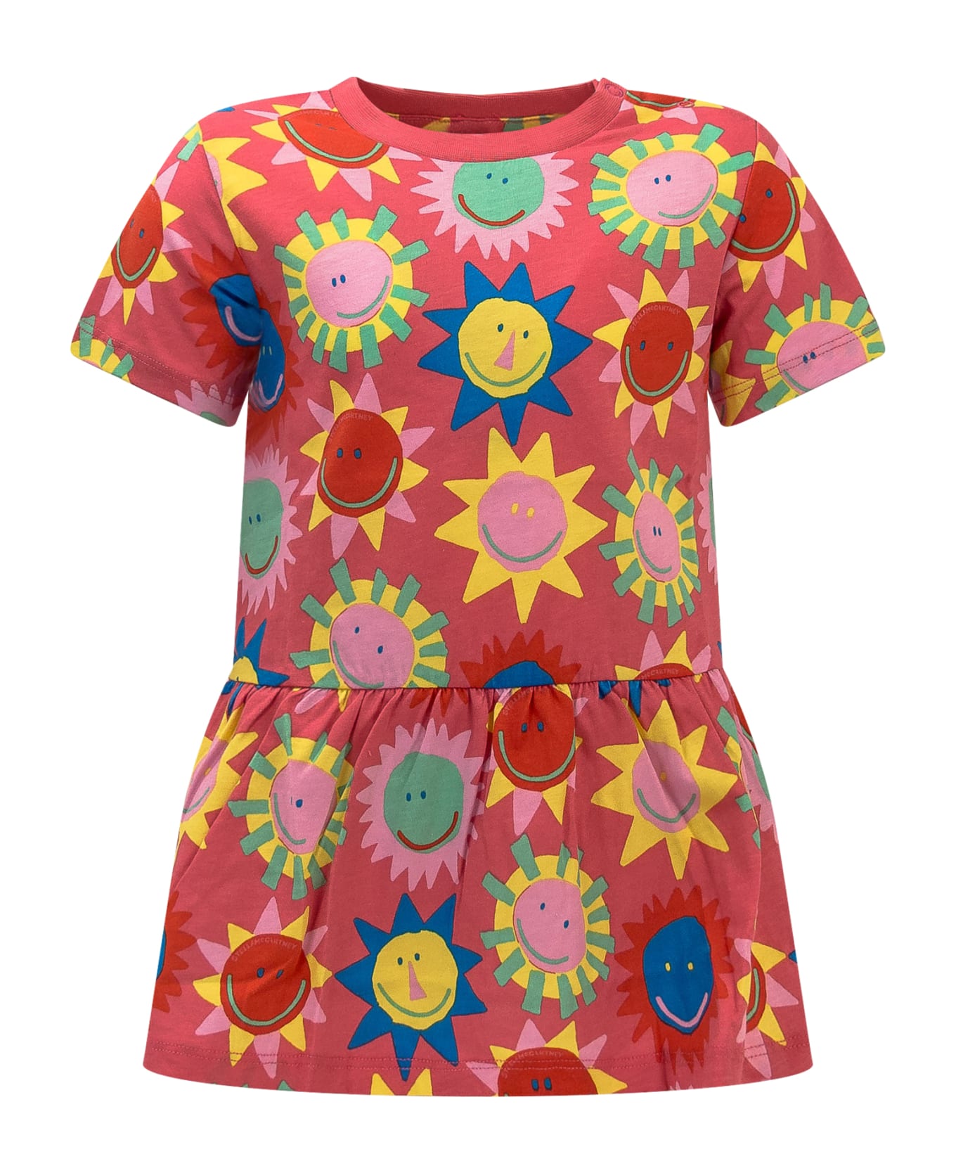 Stella McCartney Kids Sunshine Dress - FUXIA/MULTICOLOR