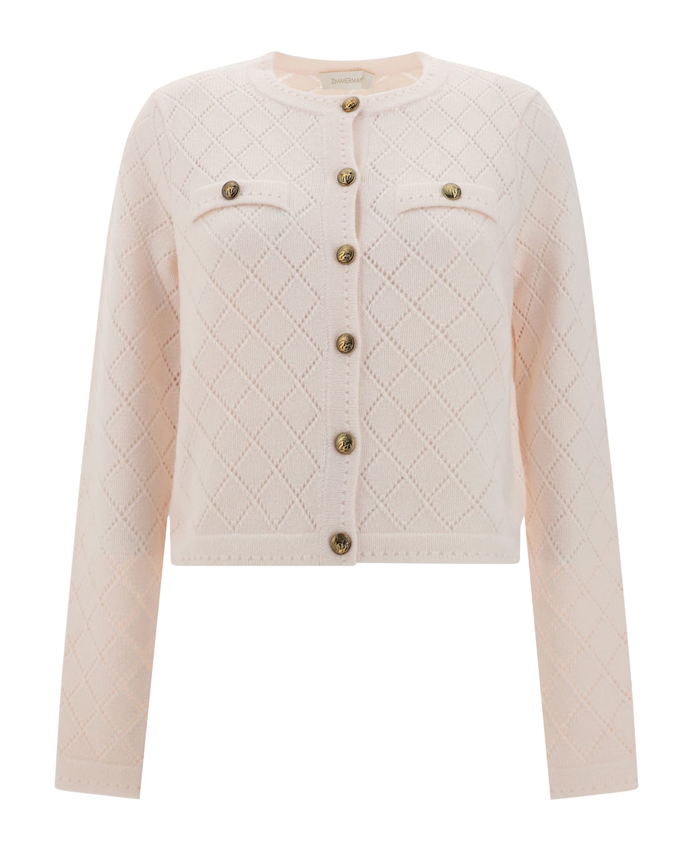 Zimmermann Cardigan - Blush