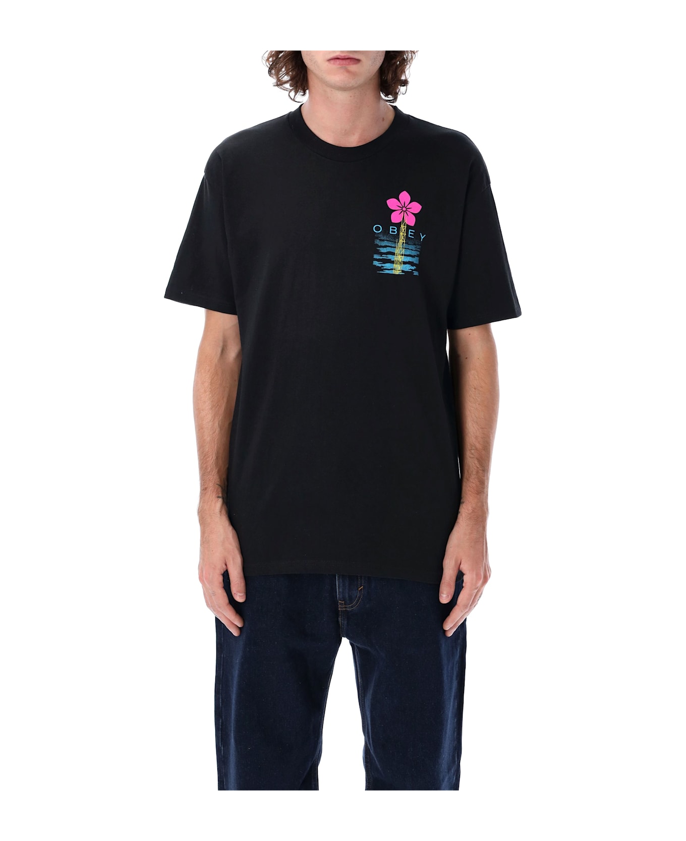 Obey Elevated Power T-shirt - BLACK