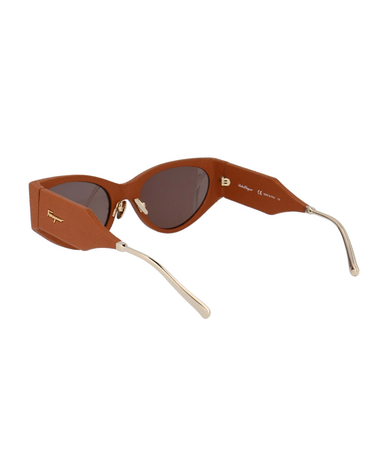 Salvatore Ferragamo Eyewear Sf950sl Sunglasses - 261 CARAMEL LEATHER