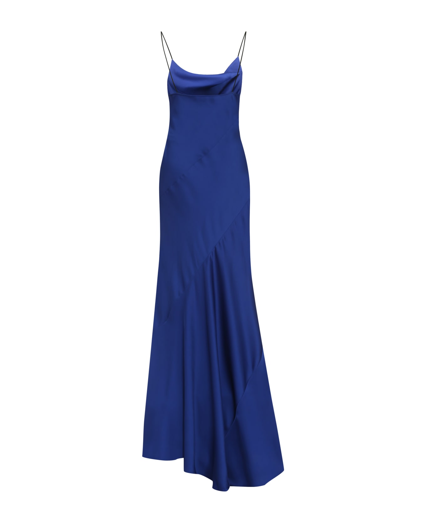 Philosophy di Lorenzo Serafini Satin Dress - blue ワンピース＆ドレス