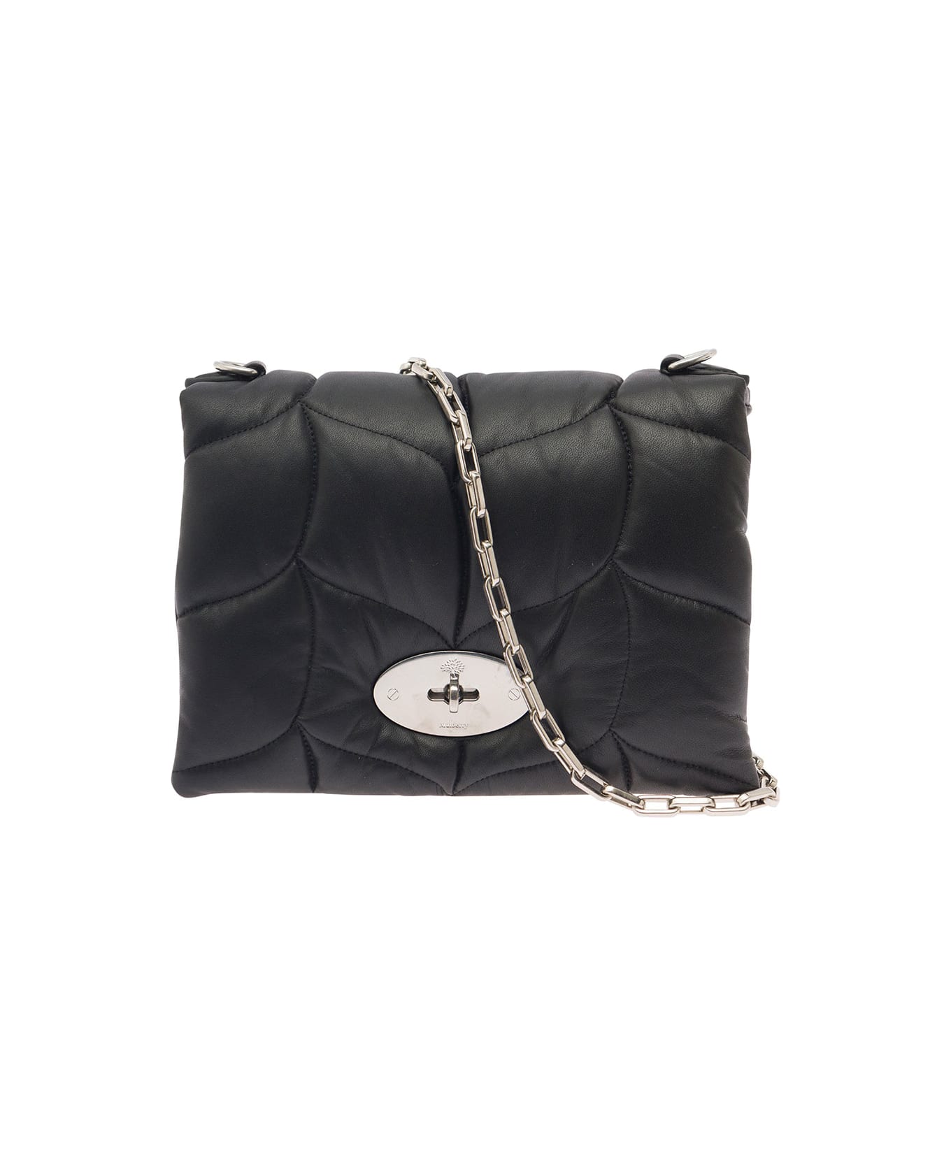 Mulberry 'little Softie' Black Cross-body Bag With Twist Lock Closure ...