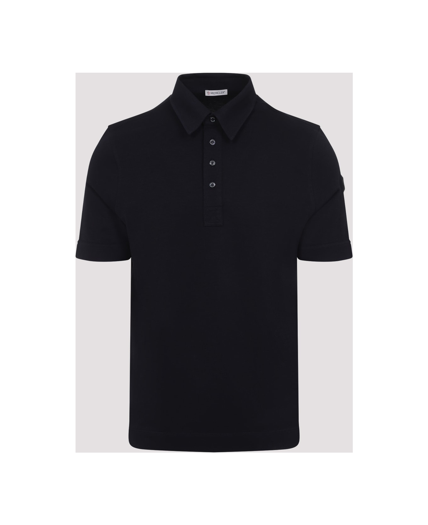 Moncler Ss Polo - Navy