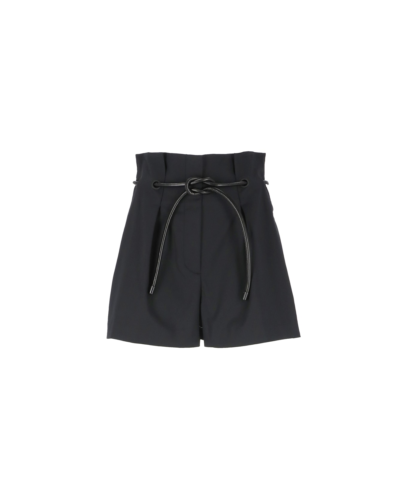 3.1 Phillip Lim Cotton Shorts - Black