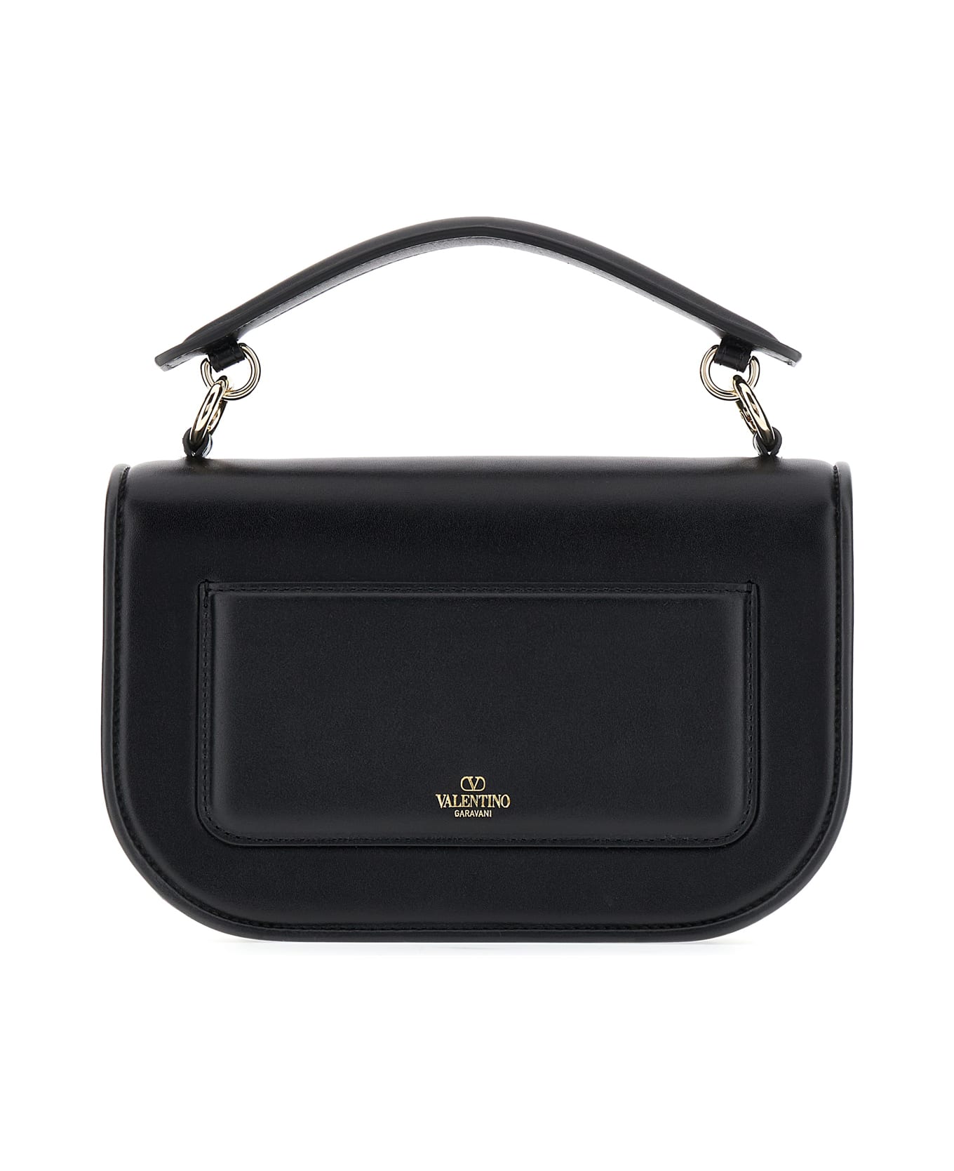 Valentino Garavani Black Leather Handbag - 0NO