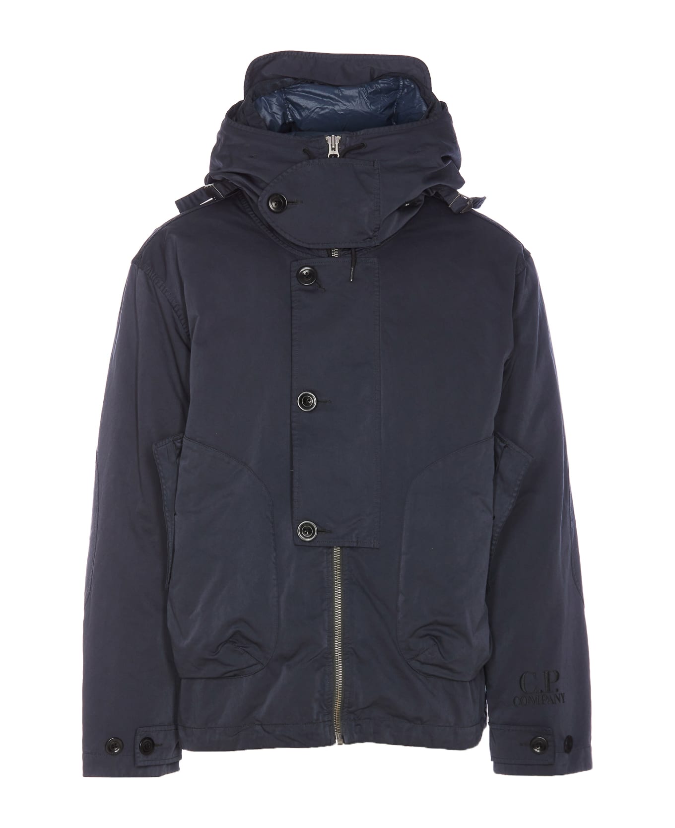 C.P. Company Medium Down Jacket - Blue