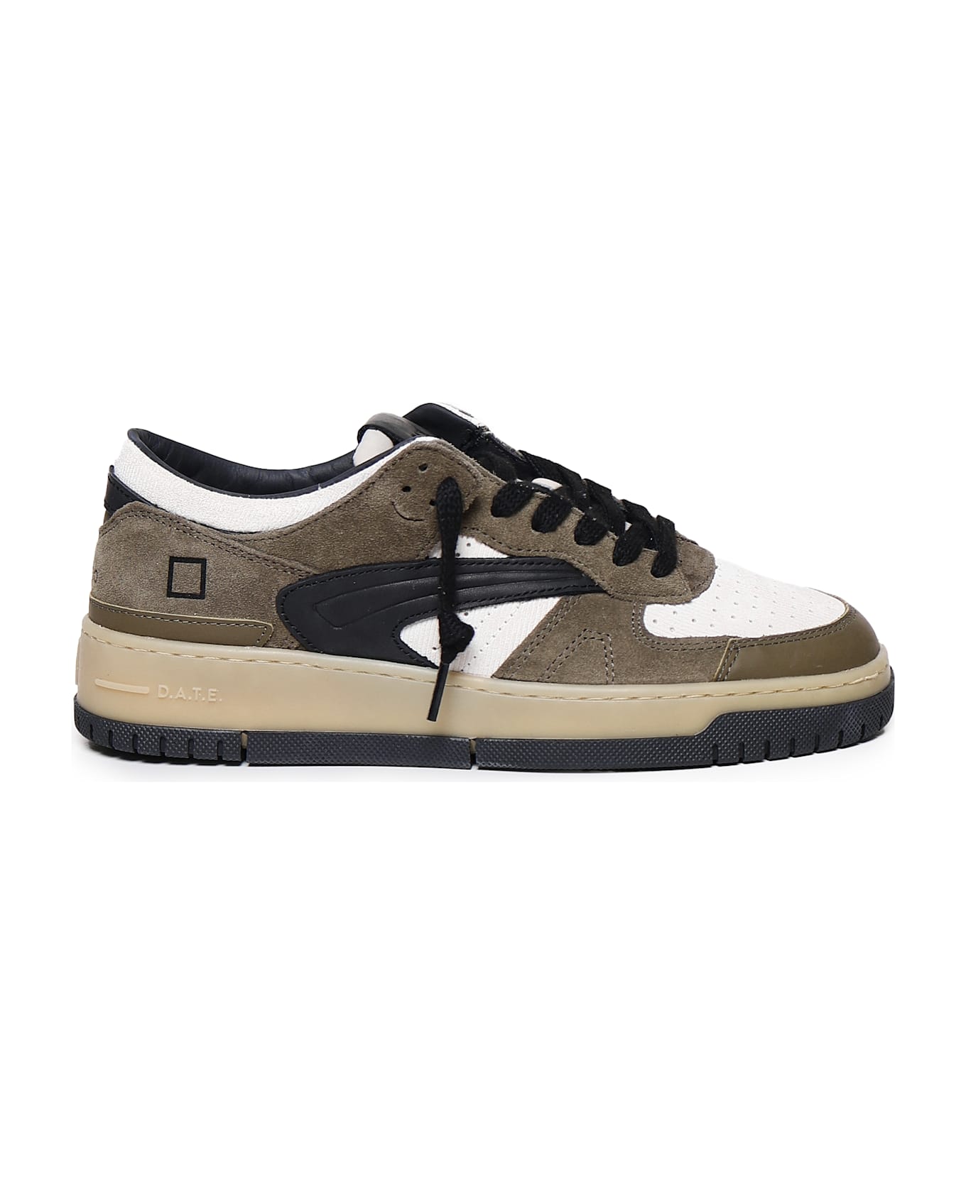 D.A.T.E. Sneakers Torneo Striped - ARMY