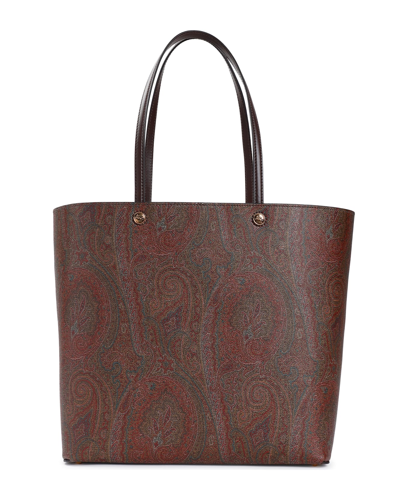 Etro Shopping Essential Shoulder Bag - Marrone