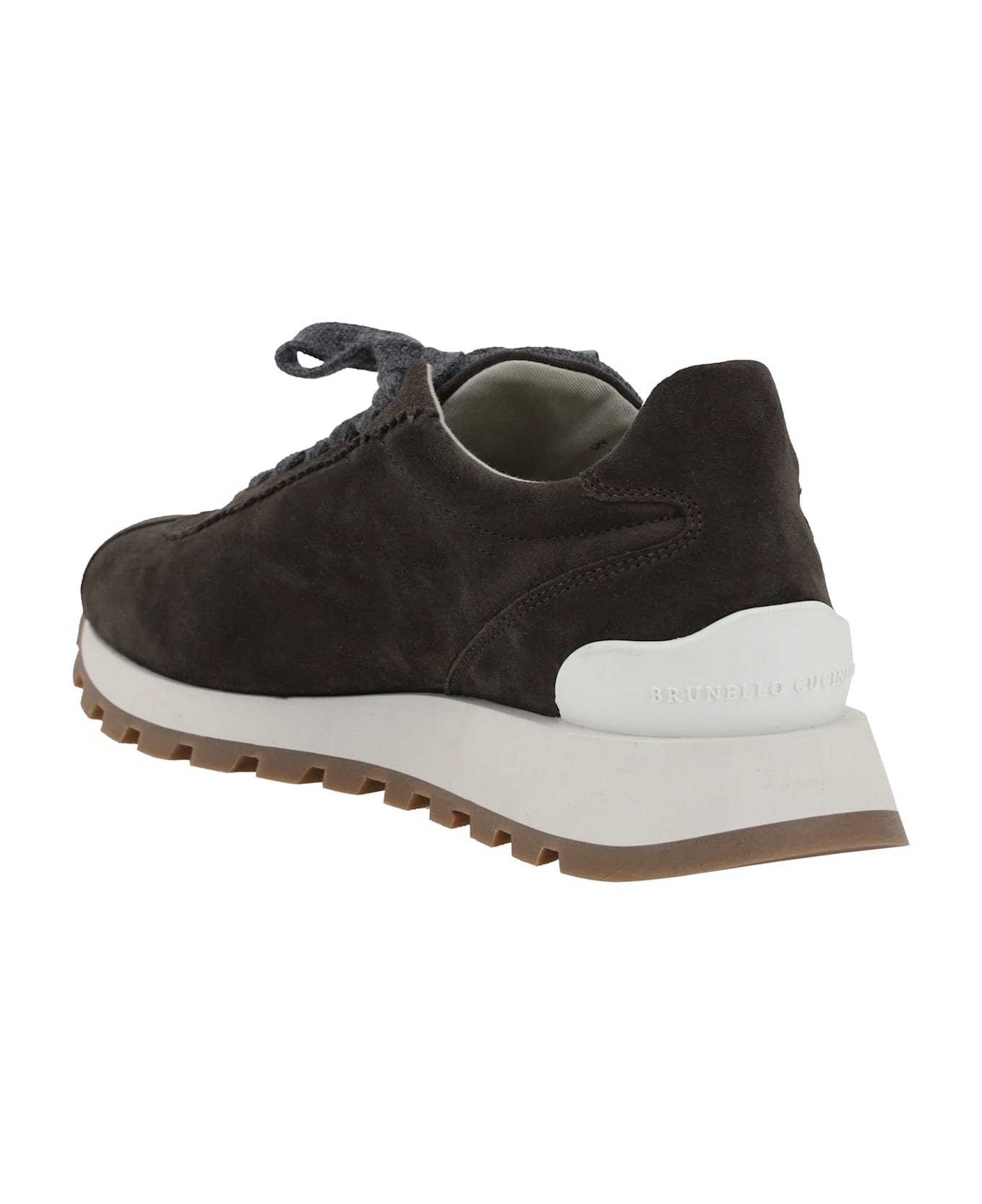 Brunello Cucinelli Sneakers With Iconic Embellishments - Brown