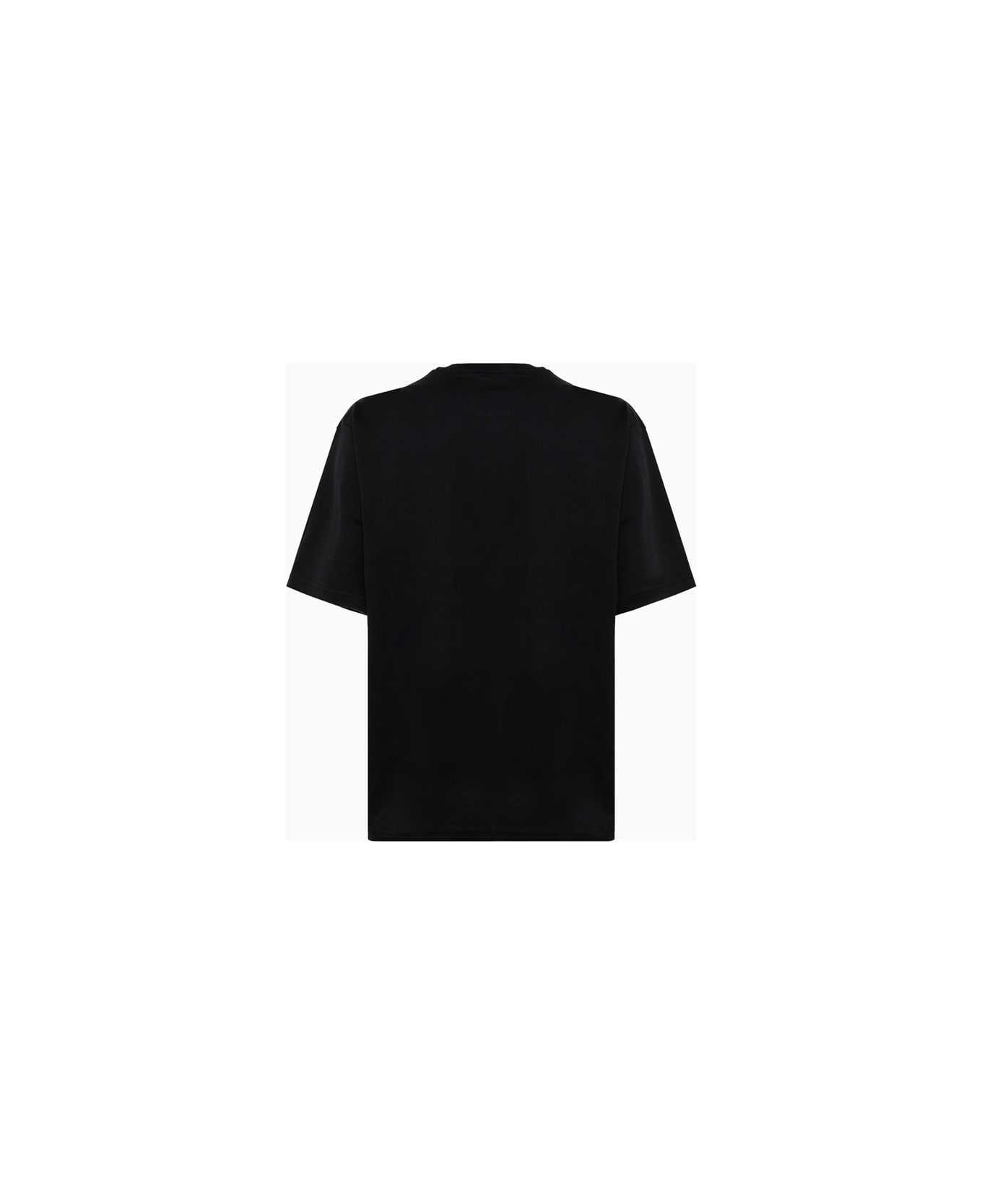 Acne Studios Face Printed Crewneck T-shirt - Black