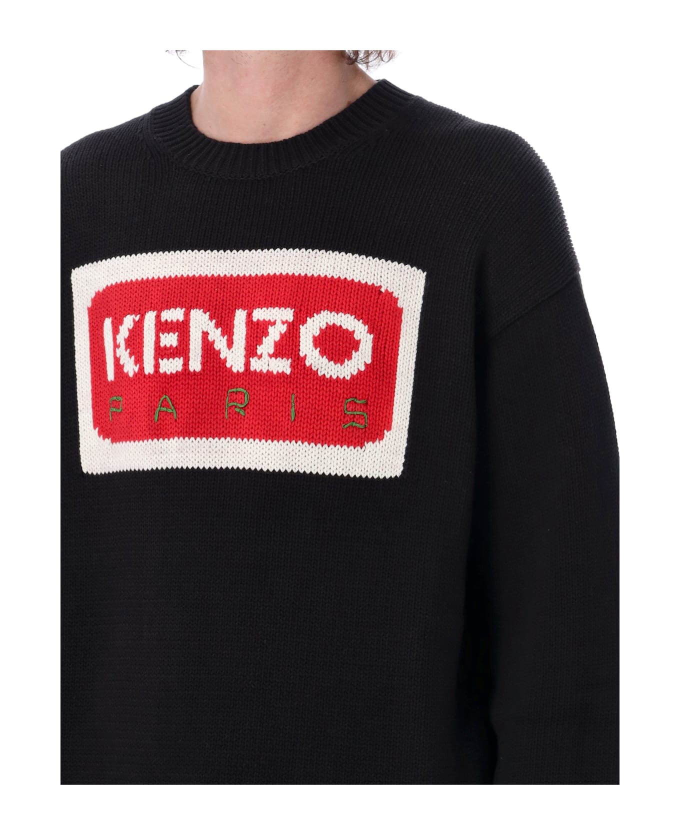 Kenzo Paris Logo Jumper - BLACK