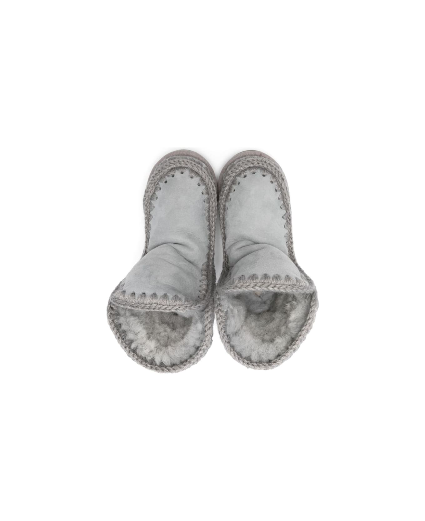 Mou Blue/grey Girl Shoes - Clear Blue