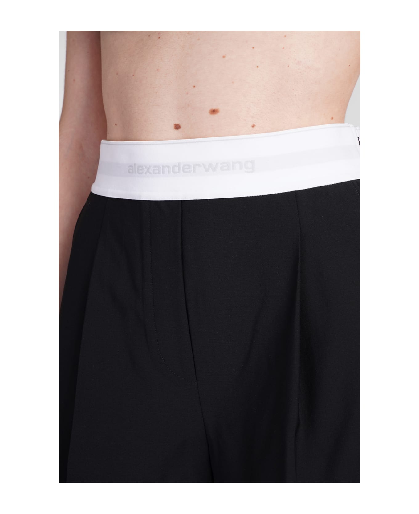 Alexander Wang Pleated Short Elastic Band - BALCK