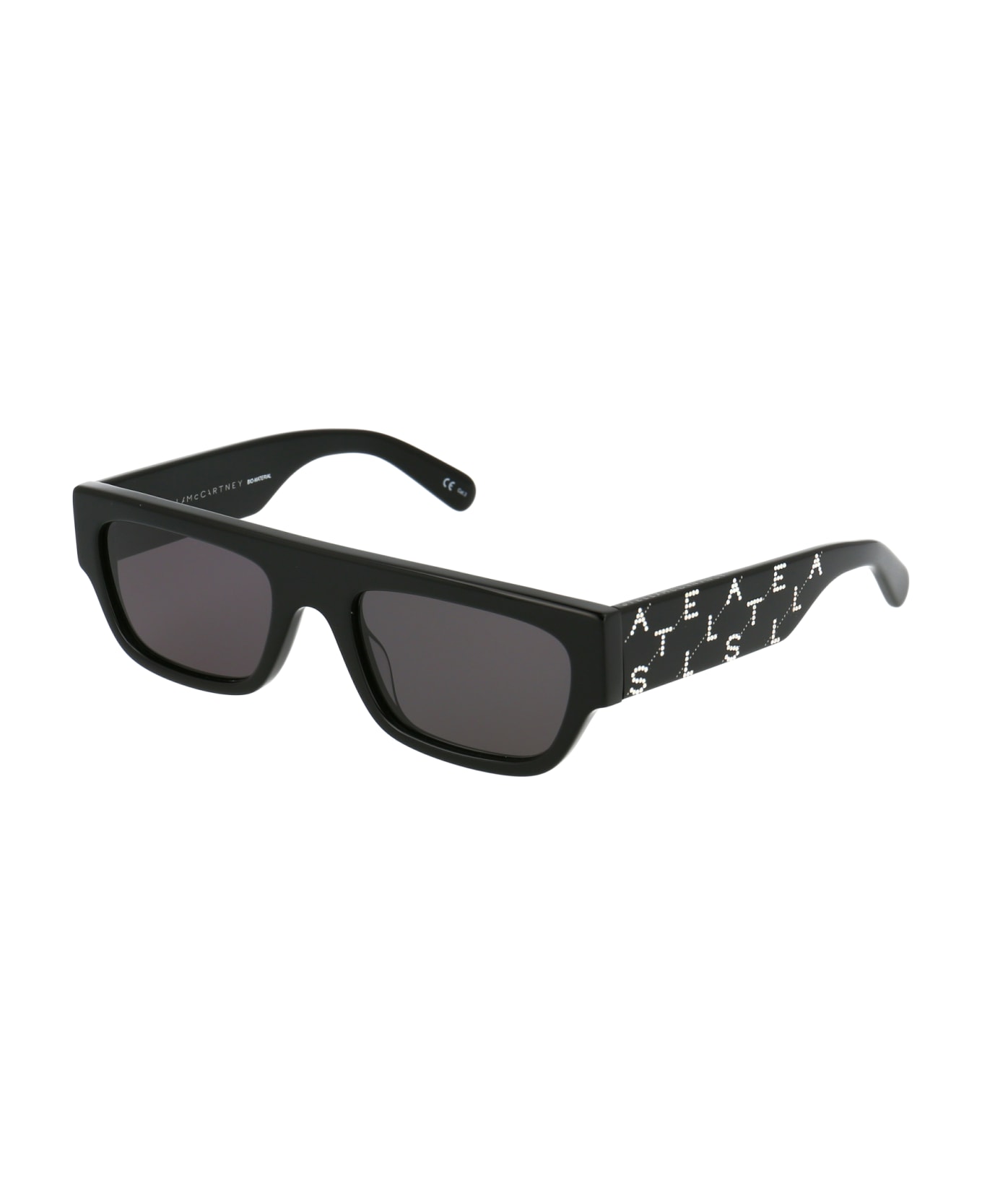 Stella McCartney Eyewear Sc0210s Sunglasses - 004 BLACK BLACK SMOKE