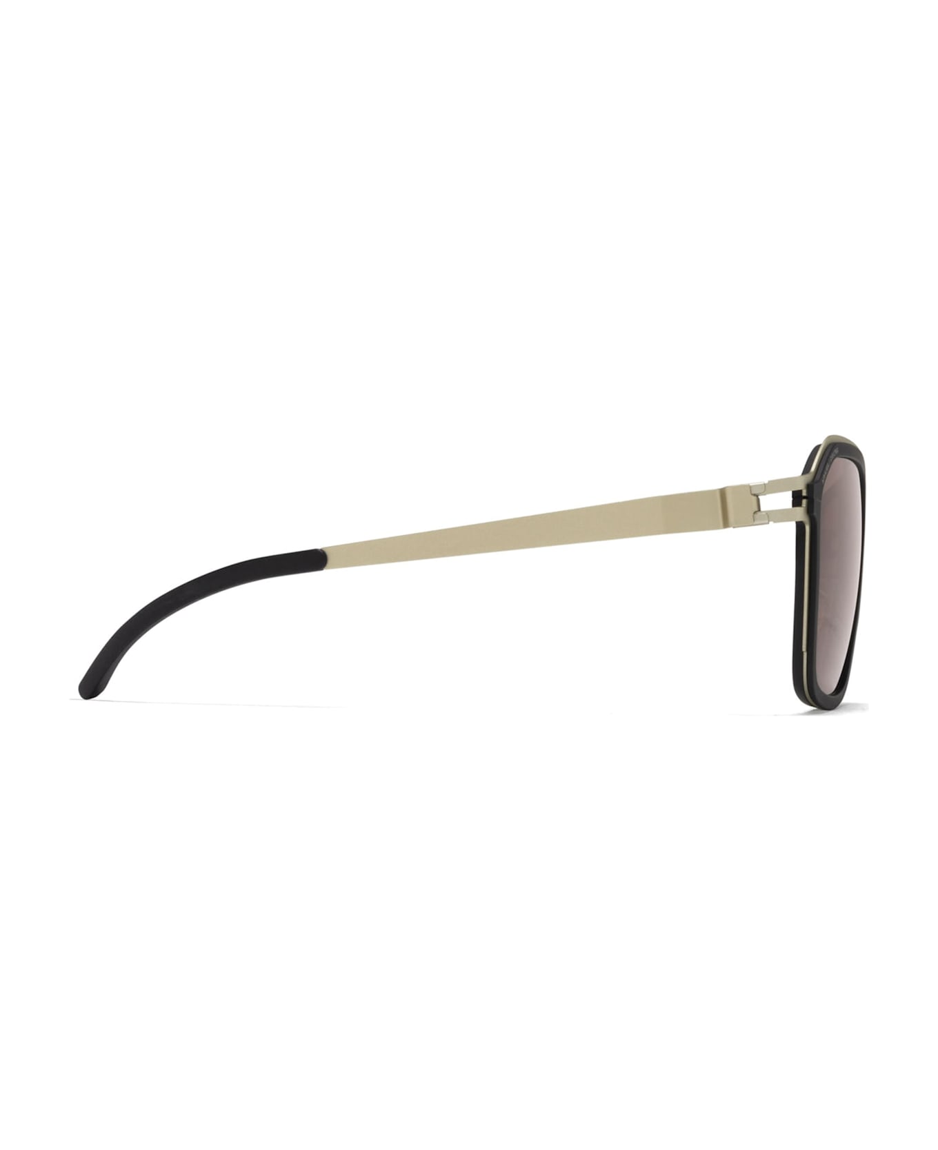 Mykita Mr003 Al3 - Titan / Black / Brown Solid Lens Sunglasses - titanium/black