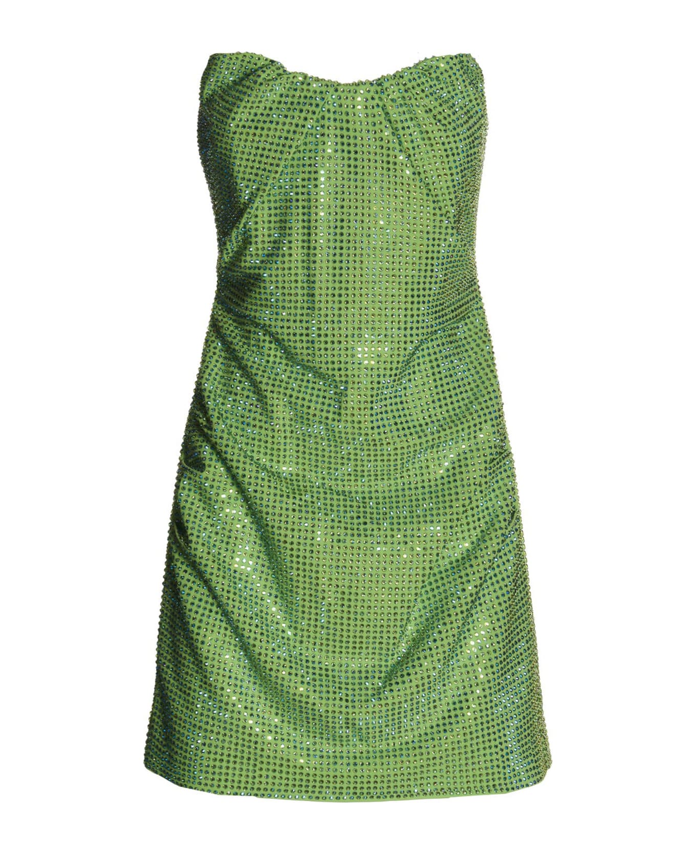 Roland Mouret 'strapless Diamante' Short Dress - Green