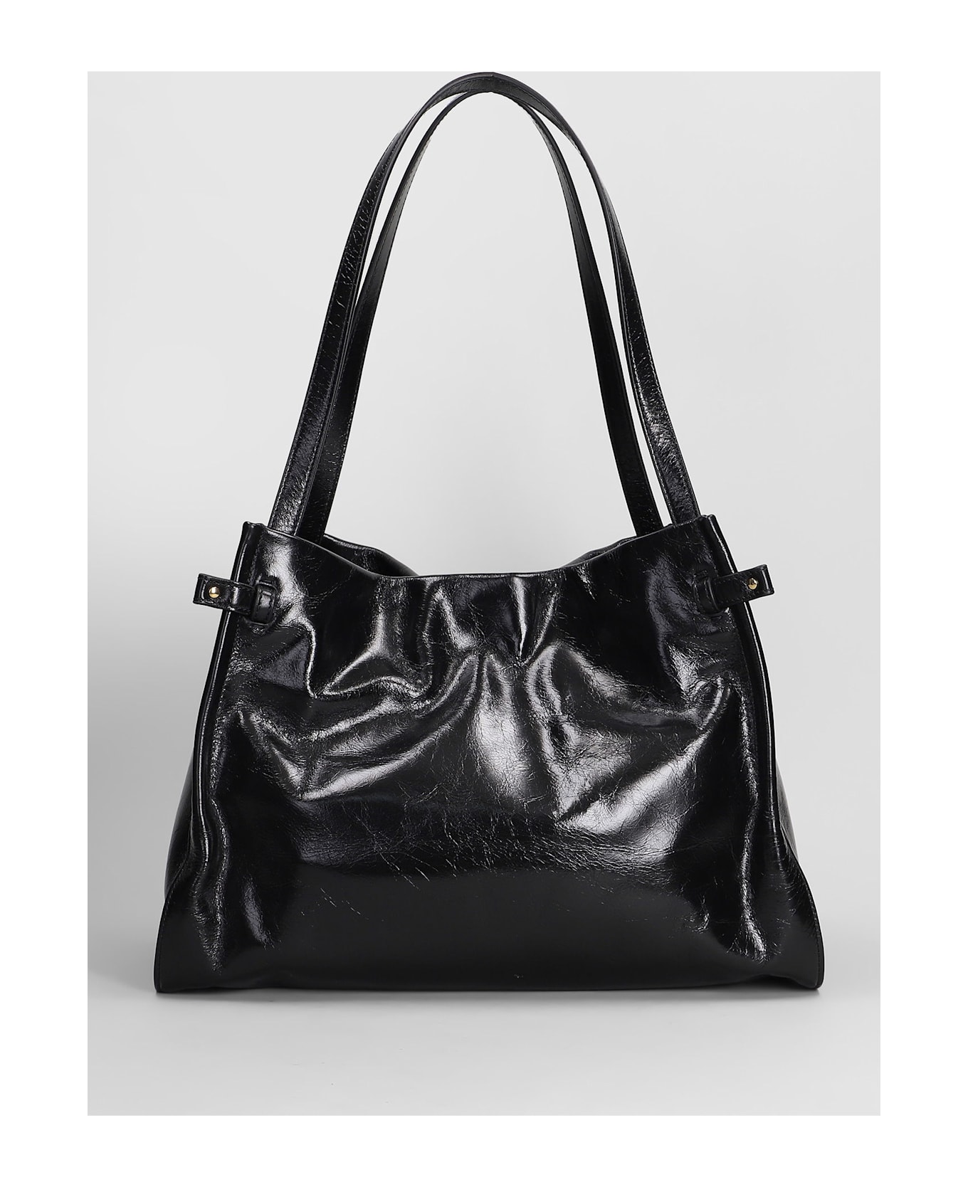Chloé Chloe Charms Tote In Black Leather - black