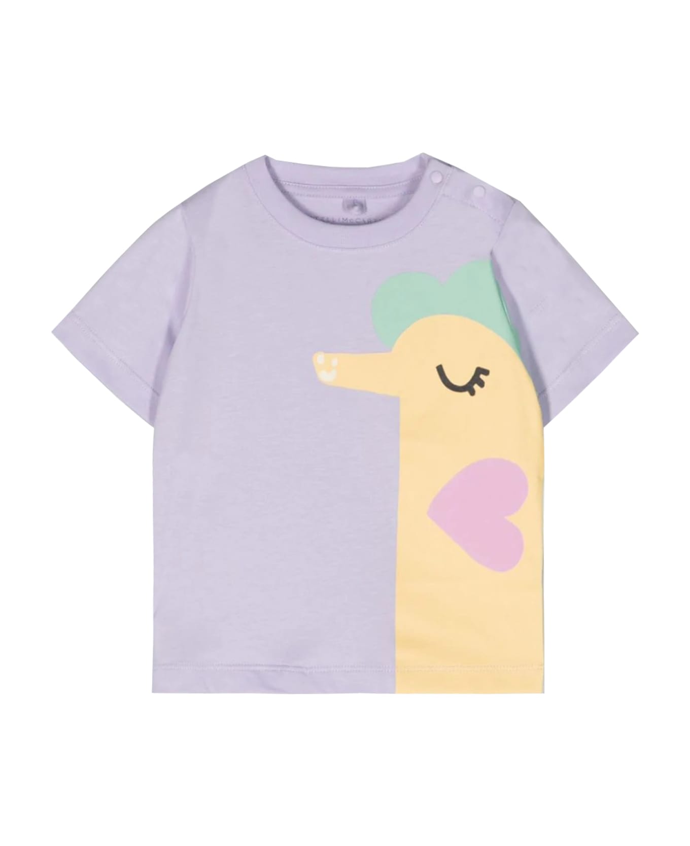 Stella McCartney Kids Cotton T-shirt - Violet Tシャツ＆ポロシャツ