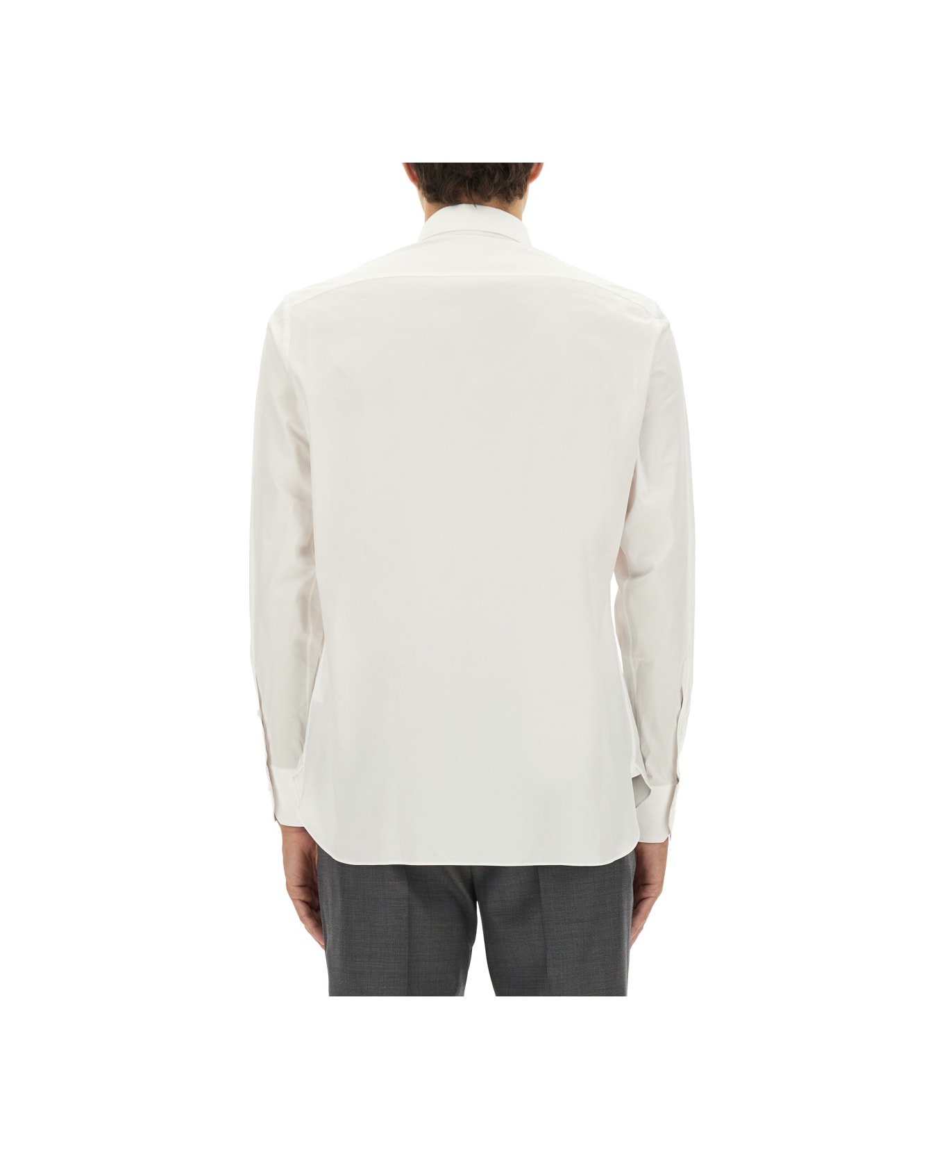 Zegna Cotton Shirt - WHITE