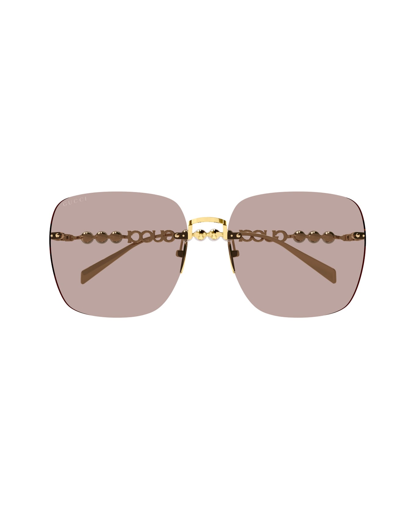 Gucci Eyewear Gucci Gg1923sa Linea Name Of Brand 004 Gold Pink Sunglasses - Oro