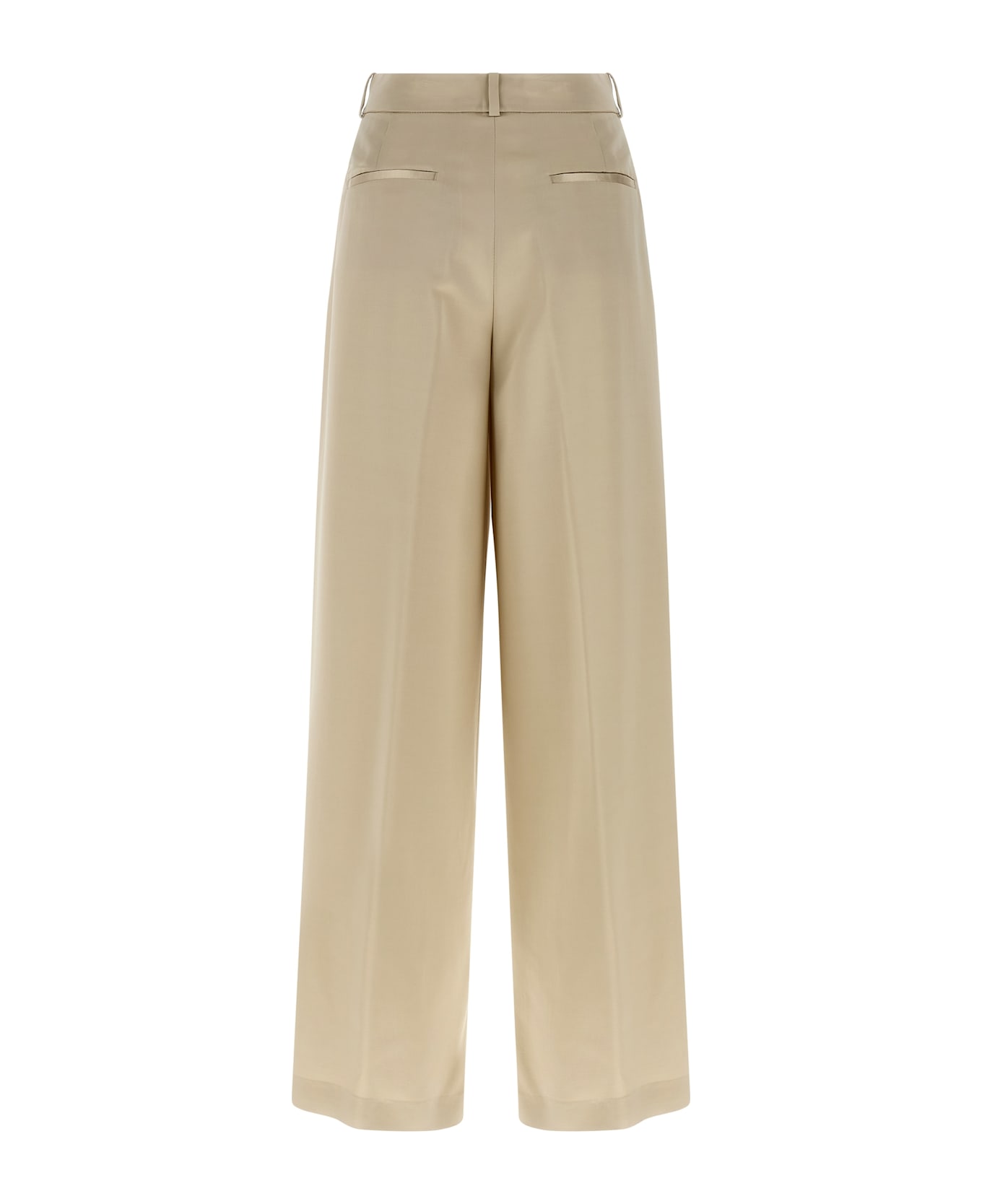 Peserico Palazzo Pants - Beige