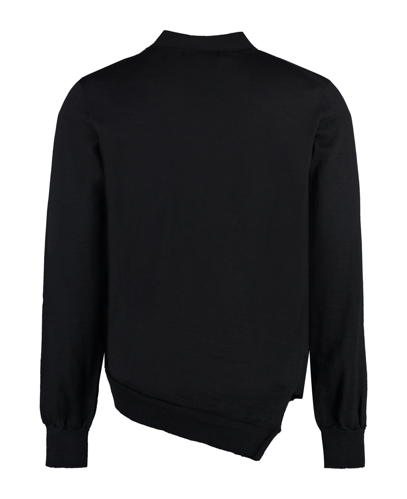 Comme des Garçons Shirt Lacoste X Comme Des Garçons - Wool Cardigan - black
