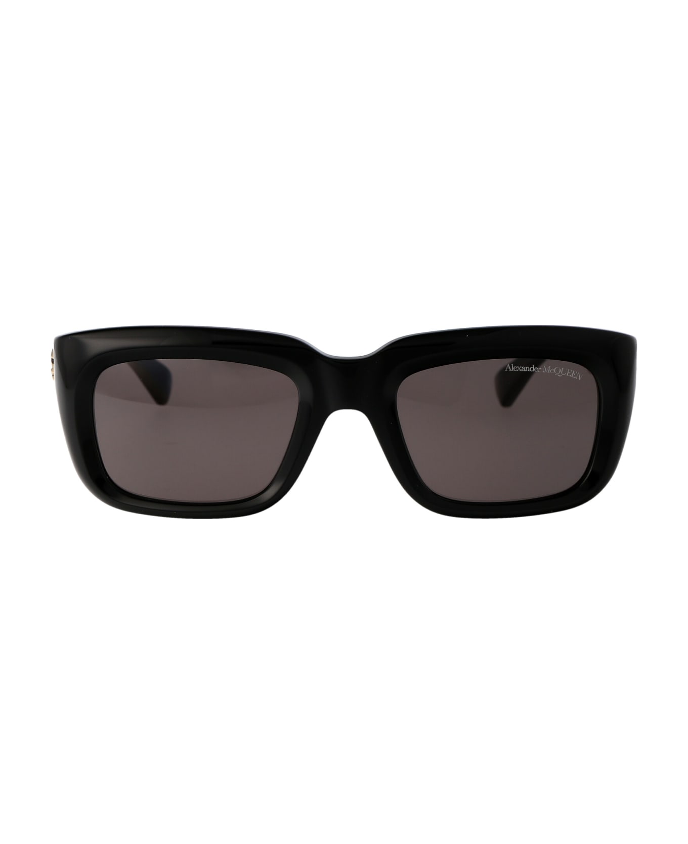 Alexander McQueen Eyewear Am0431s Sunglasses - 001 BLACK BLACK GREY サングラス