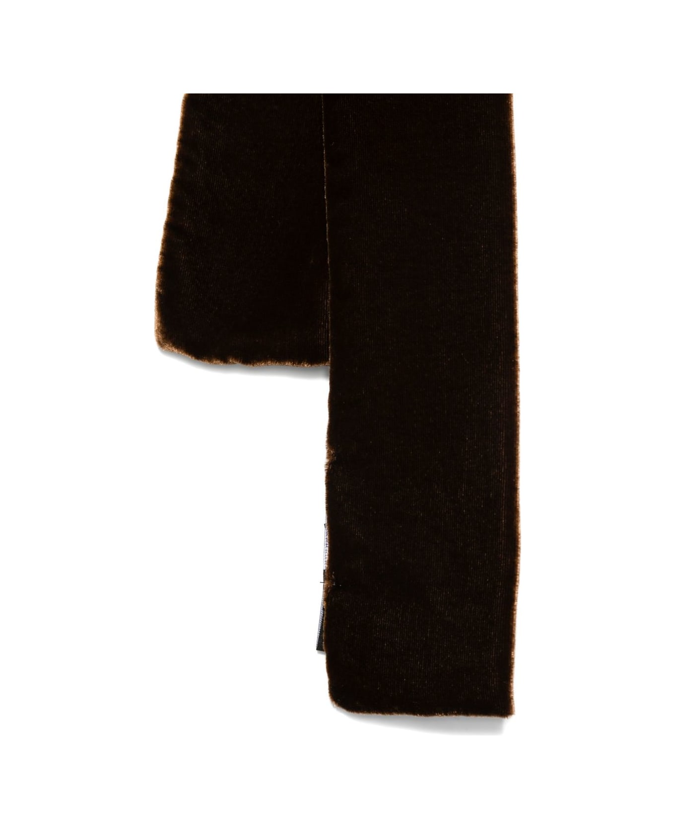 Emporio Armani Silk Blend Scarf - Brown