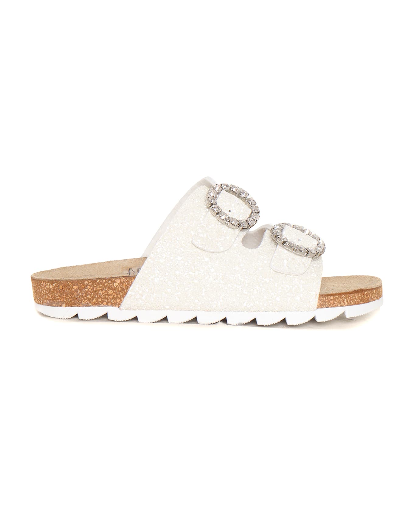 Monnalisa Slippers - WHITE