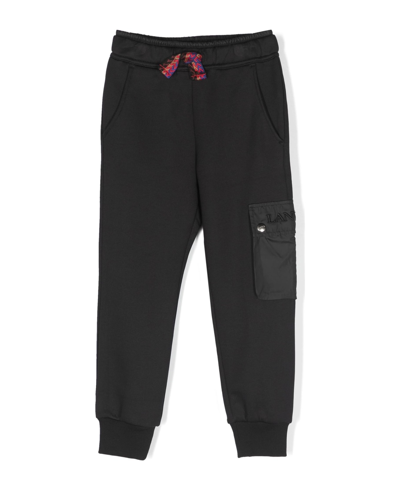 Lanvin Black Polyester Trousers - B Nero
