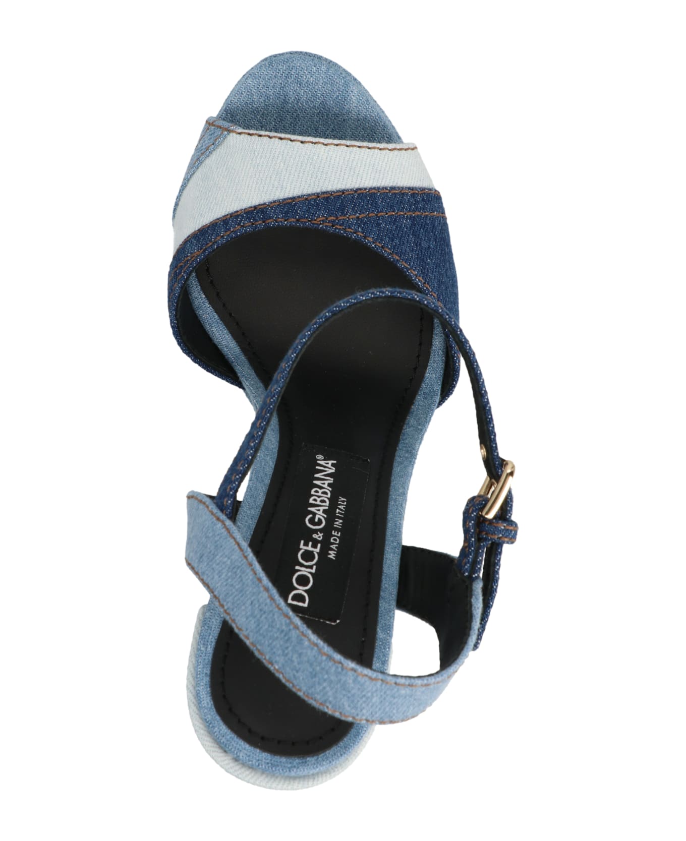Dolce & Gabbana Keira Platform Sandals - BLUE サンダル