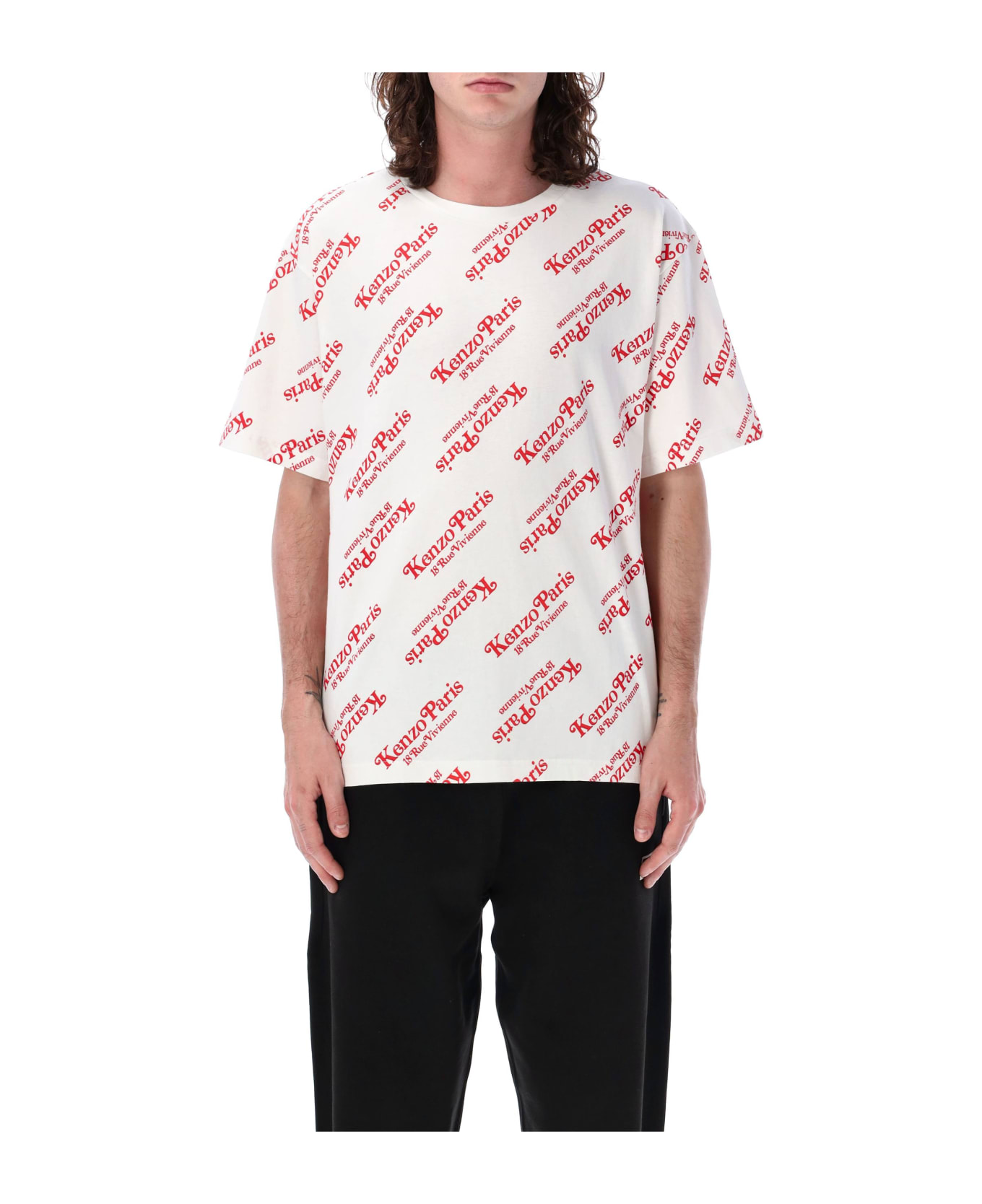 Kenzo X Verdy Oversized T-shirt - WHITE