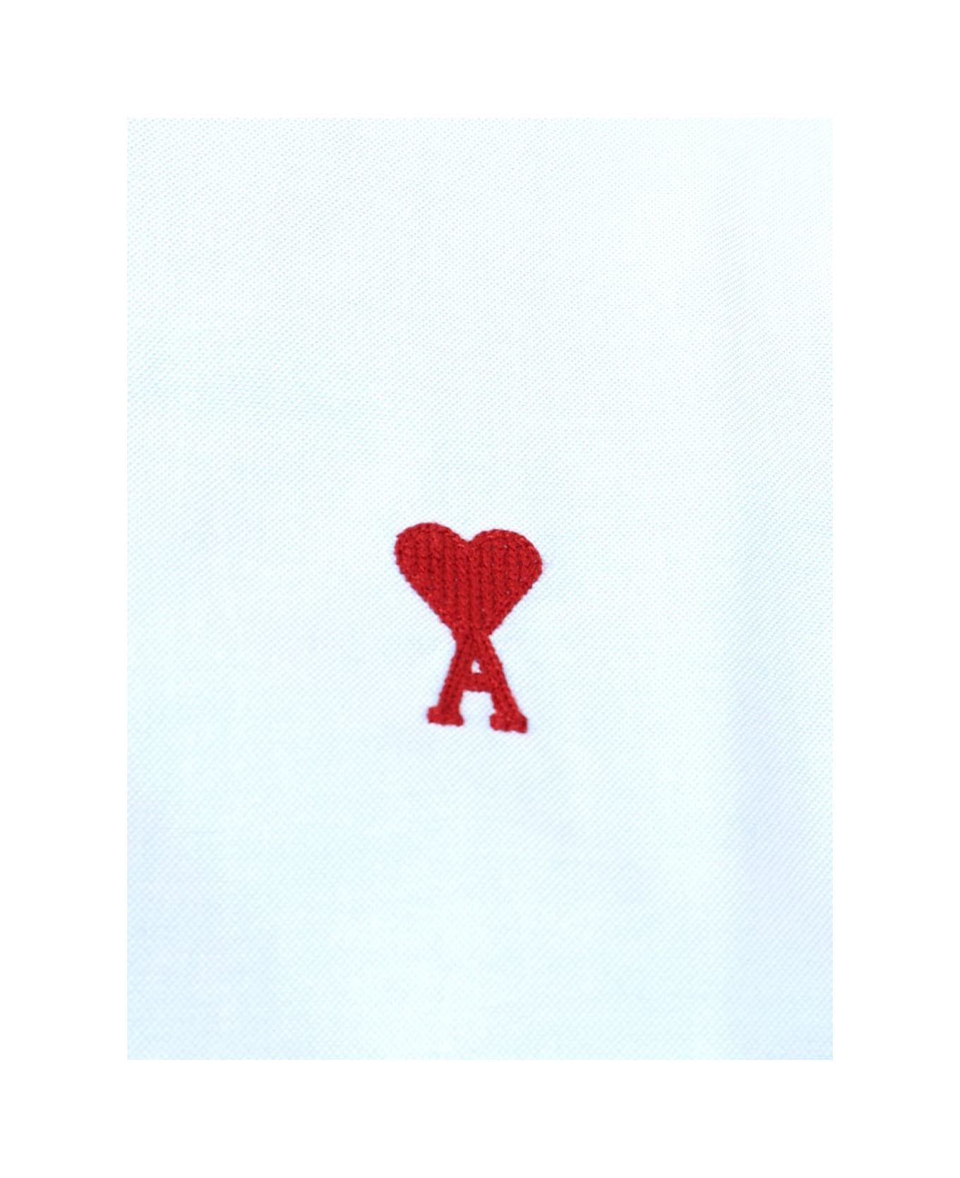 Ami Alexandre Mattiussi Blue Cotton Button-down 
ami De Coeur
 Shirt - BLUE