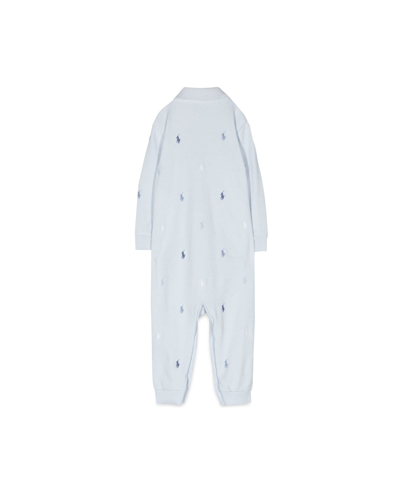Polo Ralph Lauren Allover Logo Jumpsuit - BLUE