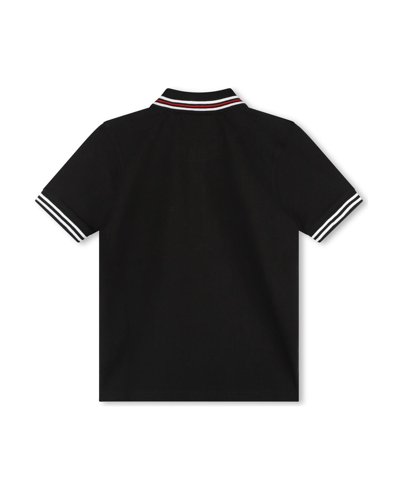 Hugo Boss Polo Shirt With Print - Black