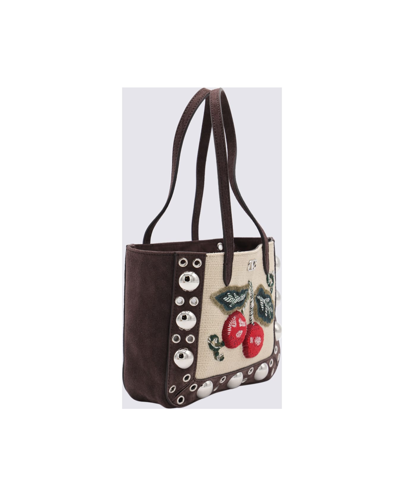 Valentino Garavani Multicolor Leather Nellcote Mini Tote - Red