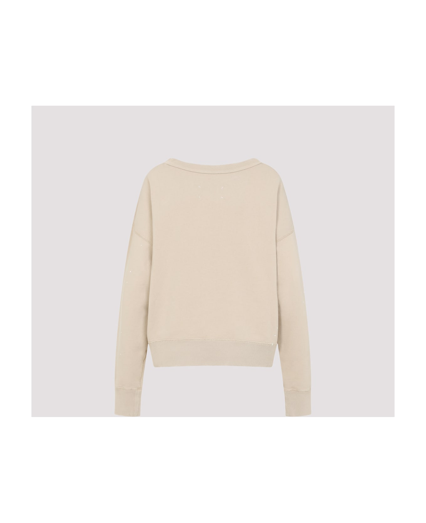 Maison Margiela Cotton Sweatshirt - Beige