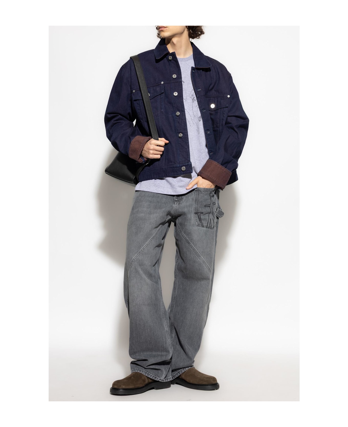 J.W. Anderson Jw Anderson Printed T-shirt - Grey