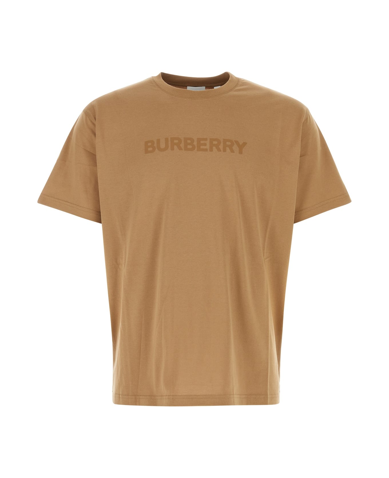 Burberry Biscuit Cotton T-shirt - CAMEL