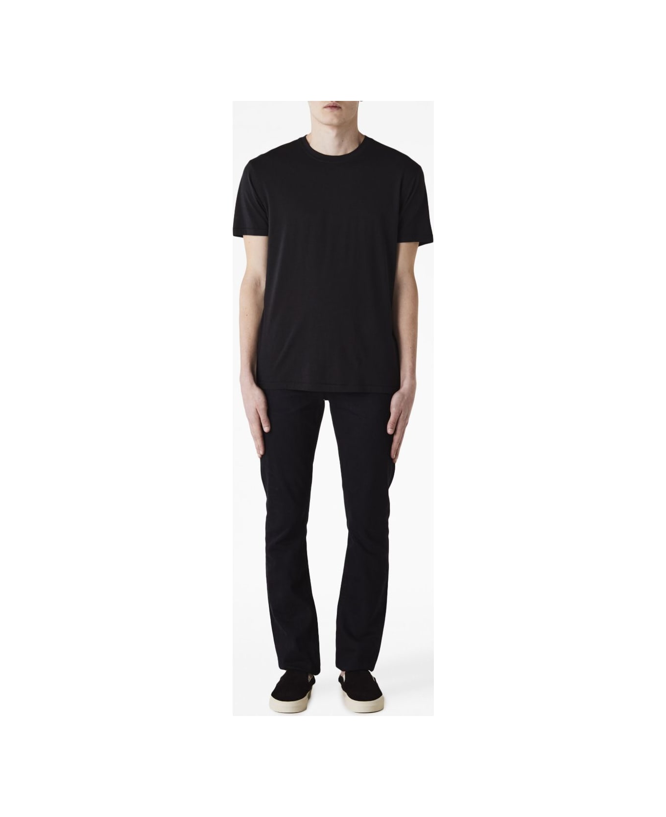 Tom Ford Cotton Blend T-shirt - Black
