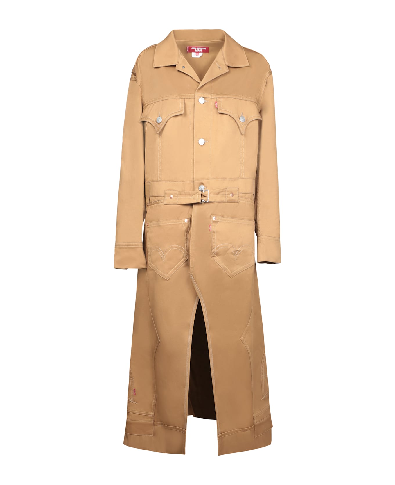 Junya Watanabe Long Levi's Beige Jacket - Beige