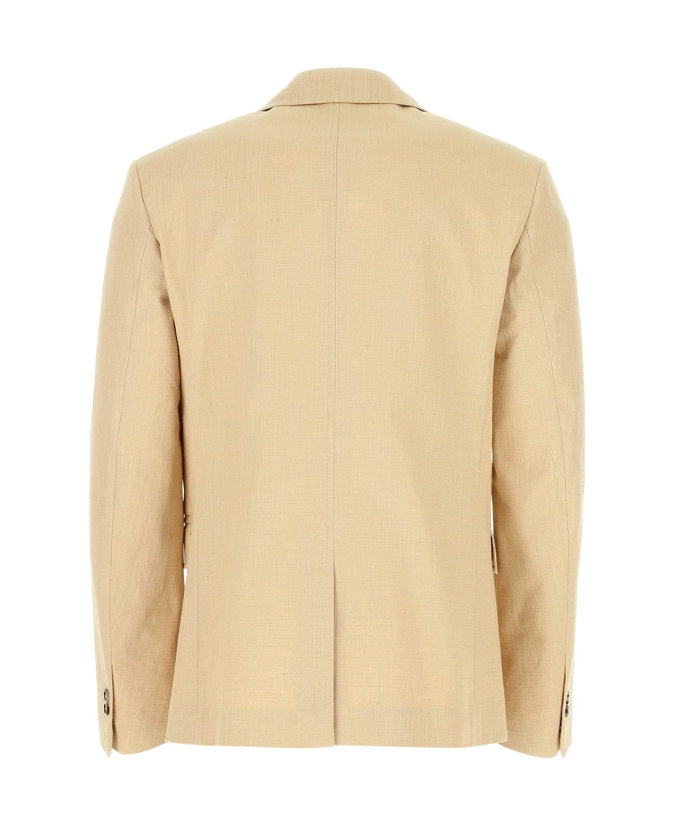 Bottega Veneta Double Breasted Textured Jacket - BROWN