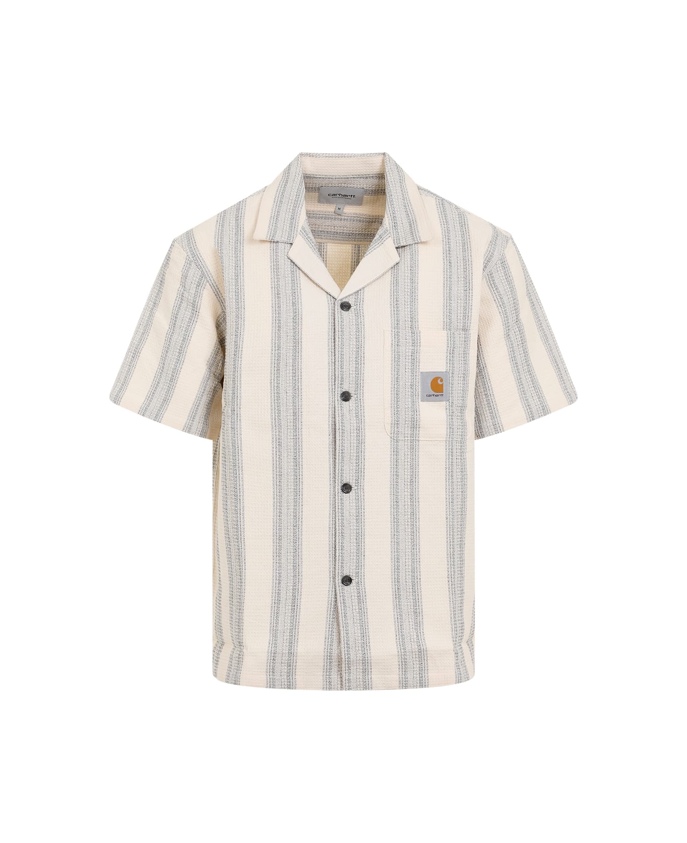 Carhartt Ss Dodson Waffle Shirt - BEIGE, light blue