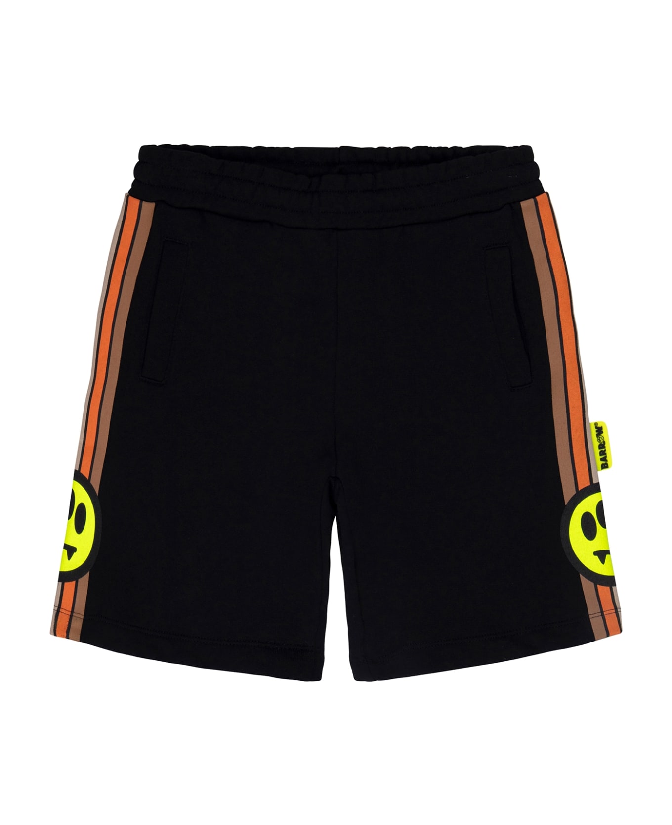 Barrow Striped Sports Shorts - Nero/Black