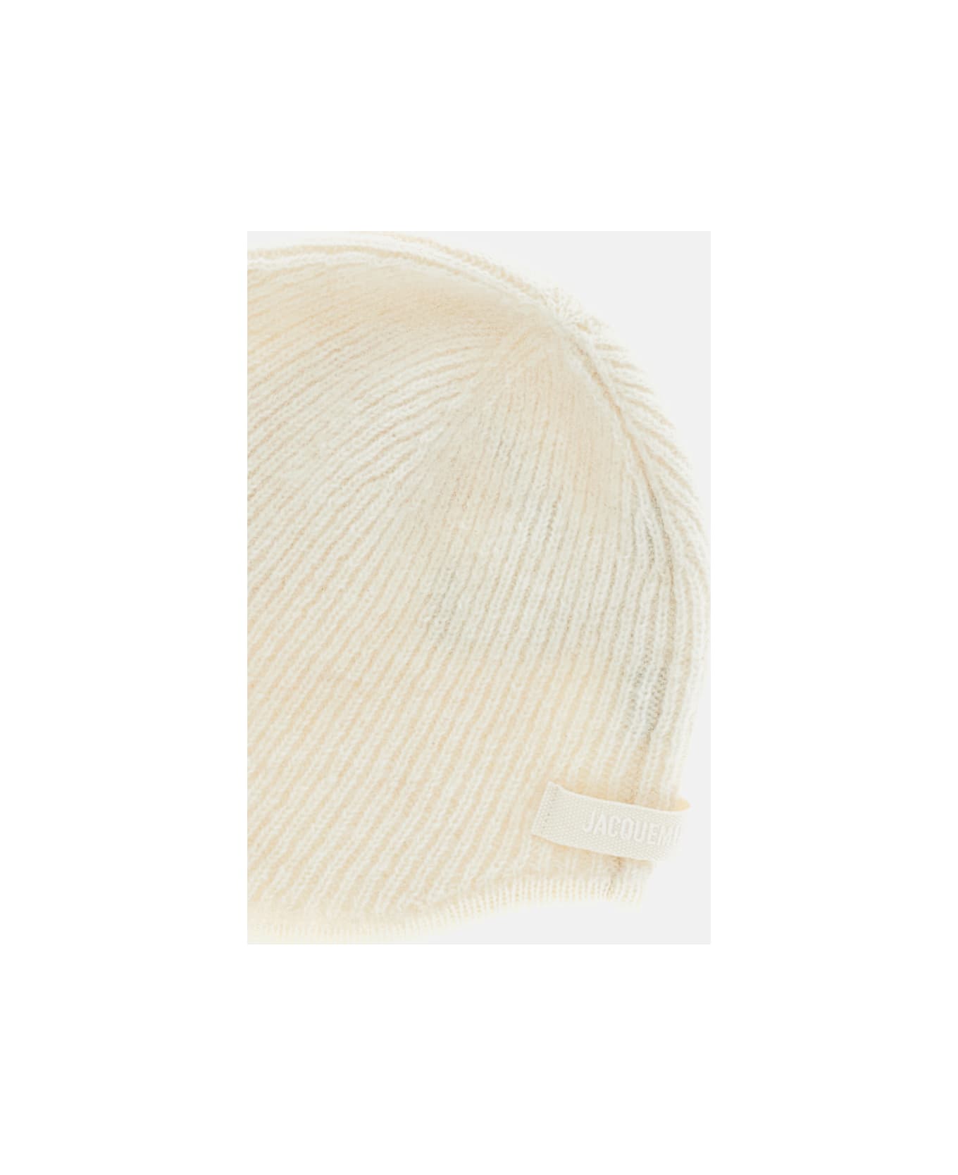 Jacquemus La Capuche Gros Grain Hat - White