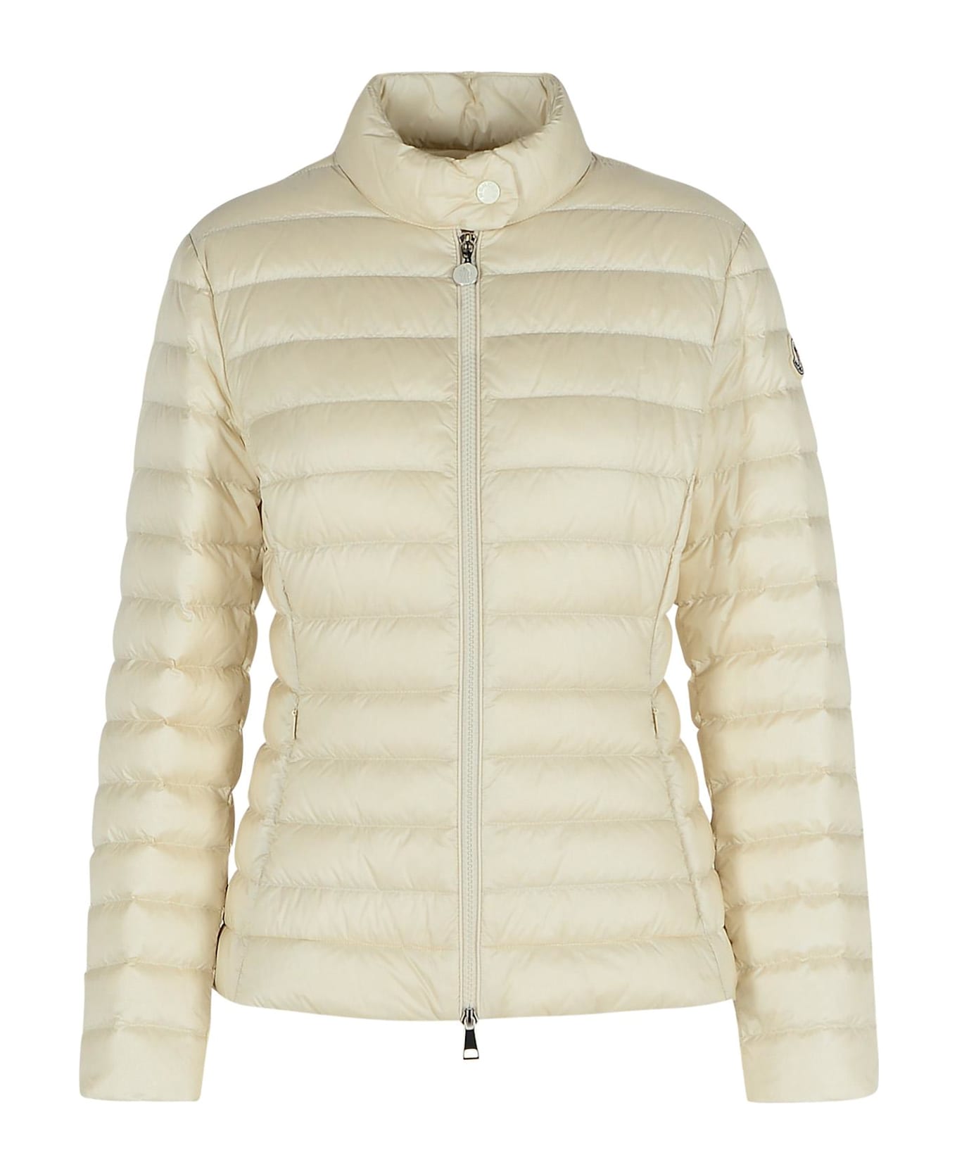 Moncler 
igelle
 Cream Polyamide Down Jacket - Cream