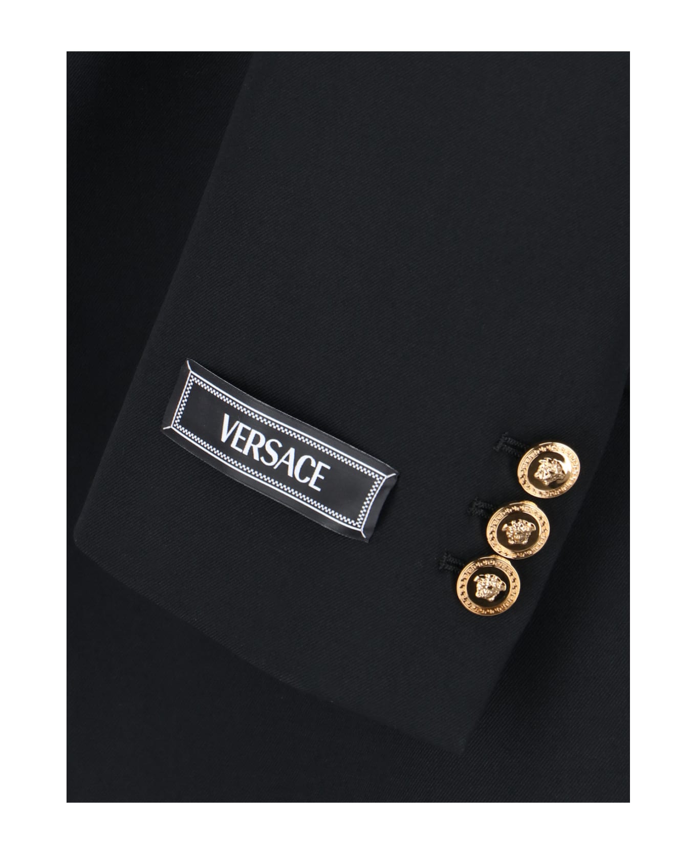 Versace Single-breasted Blazer - Black