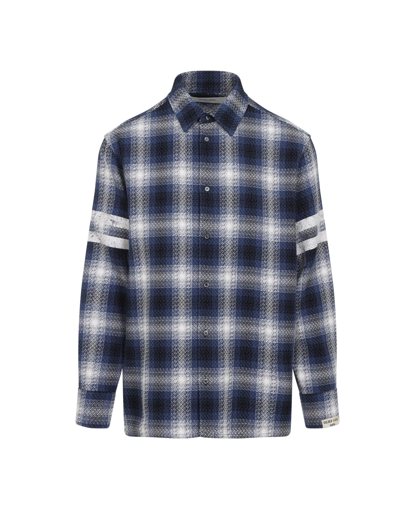 Golden Goose Check Shirt - Ice Indigo